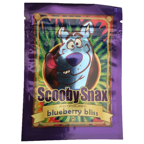 Scooby Snax Blueberry Herbal Incense 4g Pack Premium High-Potency Aromatic Blend
