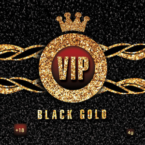 VIP Black Gold Herbal Incense 4g Pack Premium High-Potency Aromatic Blend