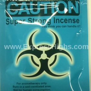 Caution Blue Herbal Incense 4g Pack Premium Aromatic Blend