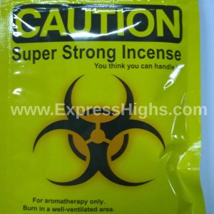 Caution Yellow Herbal Incense 4g Pack Premium Aromatic Blend