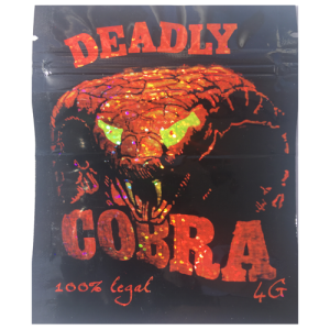 Deadly Cobra Herbal Incense 4g Pack Premium High-Potency Aromatic Blend