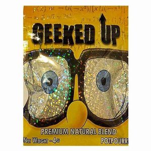 Geeked up Herbal Incense 4G Pack Premium Aromatic Blend