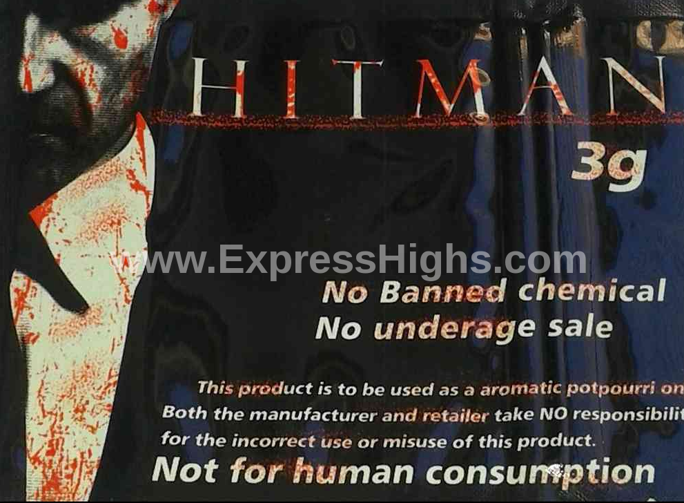 Hitman Herbal Incense 3g Pack Premium High-Potency Aromatic Blend