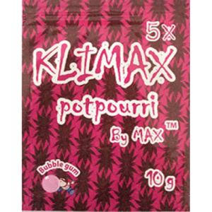 Klimax Bubblegum Herbal Incense 10g Bulk Pack Sweet Bubblegum Blend