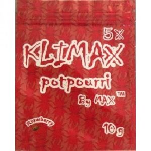 Klimax Strawberry Herbal Incense 10g Bulk Pack Sweet Strawberry Blend