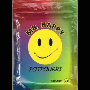 Mr. Happy Blueberry Herbal Incense 2g Pack High Potency Blend
