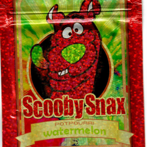 Scooby Snax Watermelon Herbal Incense 4g Pack Premium Aromatic Blend